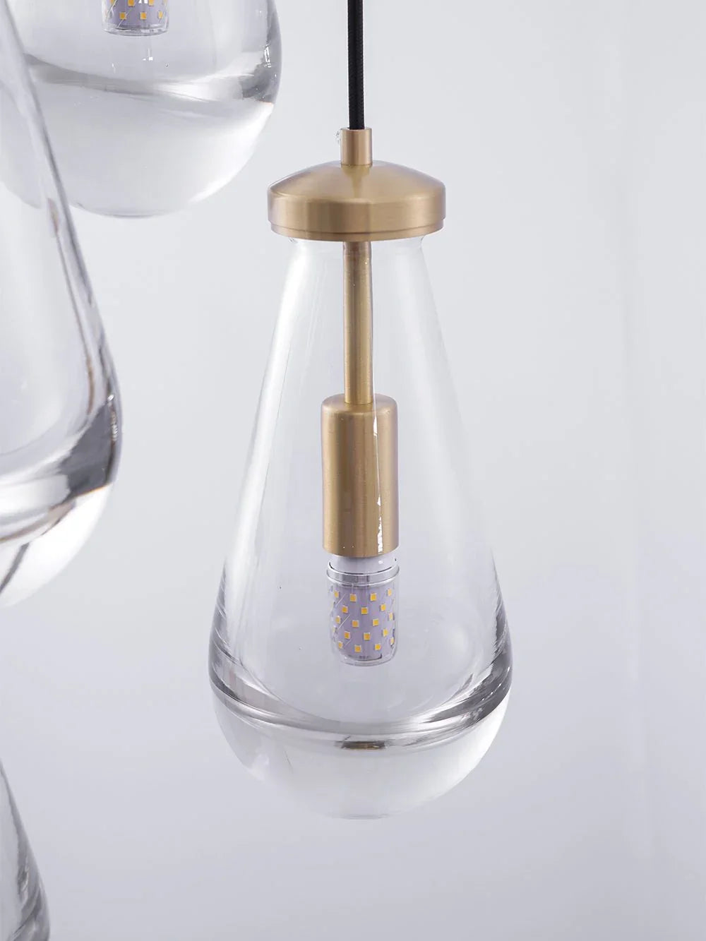 Raindrop Linear Crystal Chandelier – Crystal detail 74