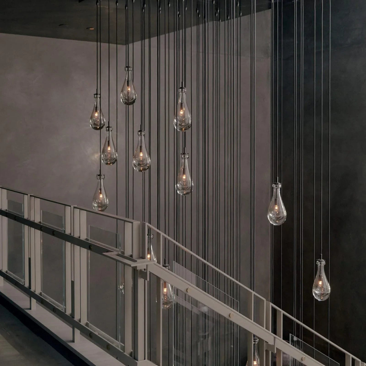 Raindrop Linear Crystal Chandelier – Crystal detail 63