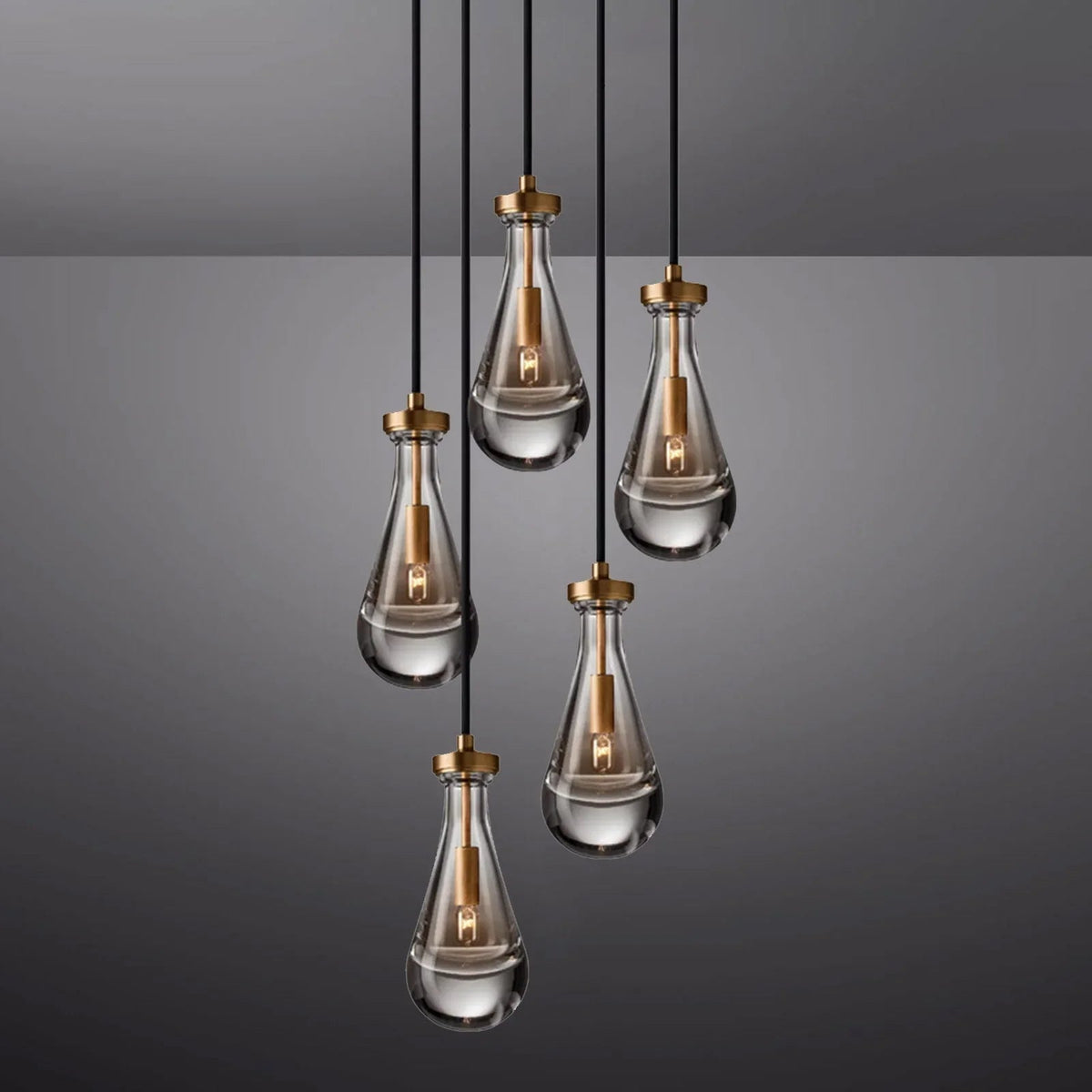 Raindrop Linear Crystal Chandelier – Crystal detail 20