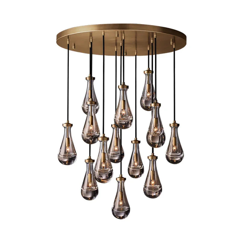Raindrop Linear Crystal Chandelier – Crystal detail 78