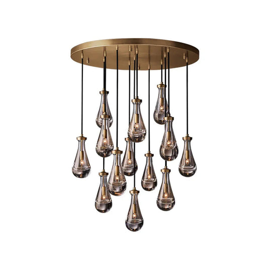 Raindrop Linear Crystal Chandelier