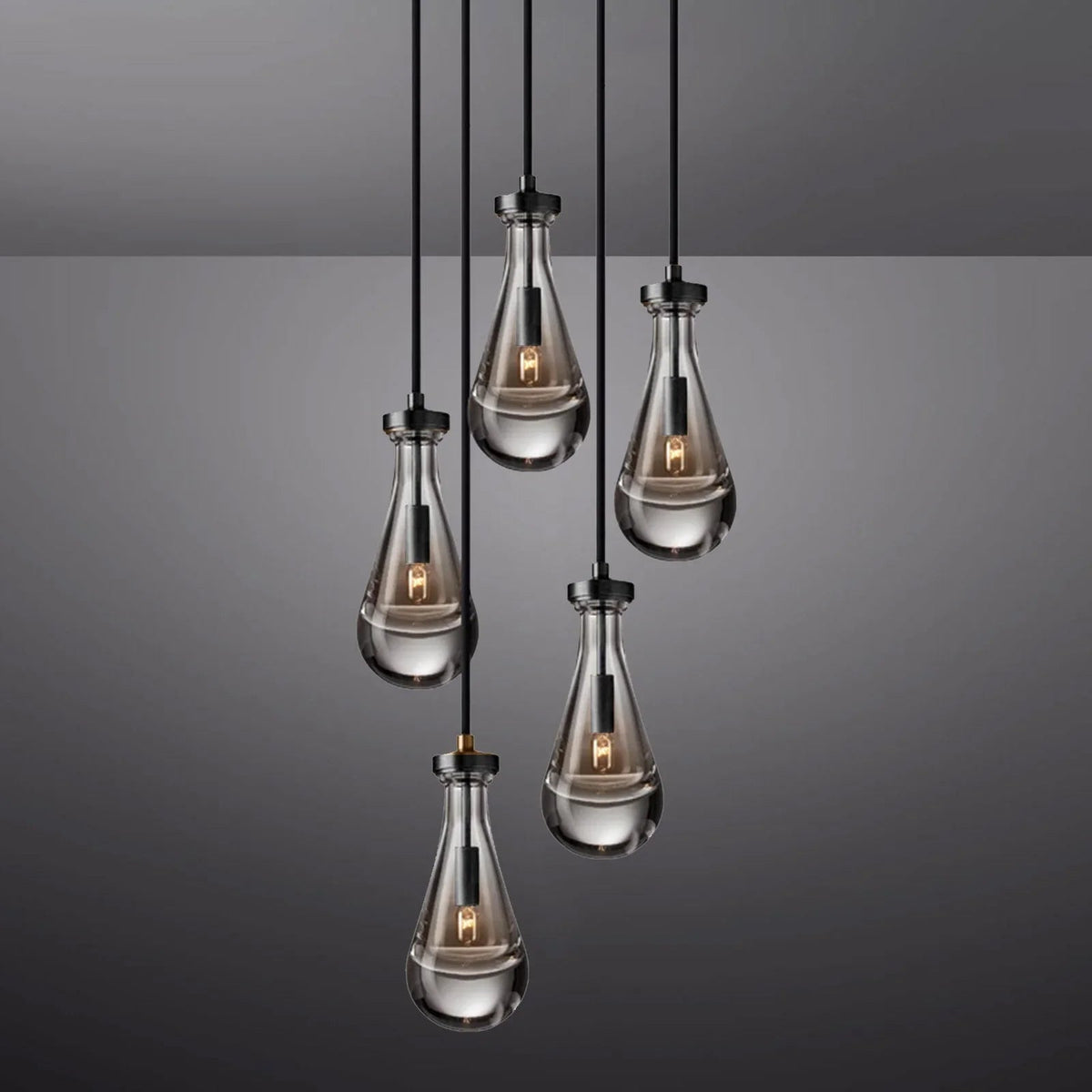 Raindrop Linear Crystal Chandelier – Crystal detail 22
