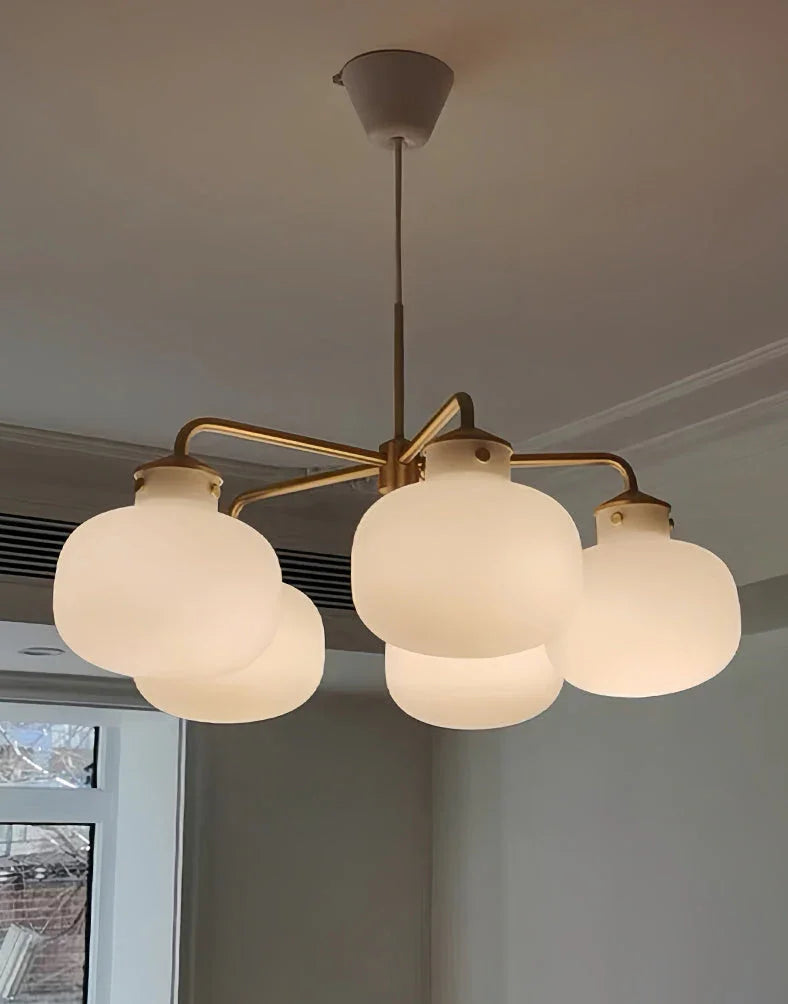 Raito Glass Globe Pendant Chandelier – Glass detail 26
