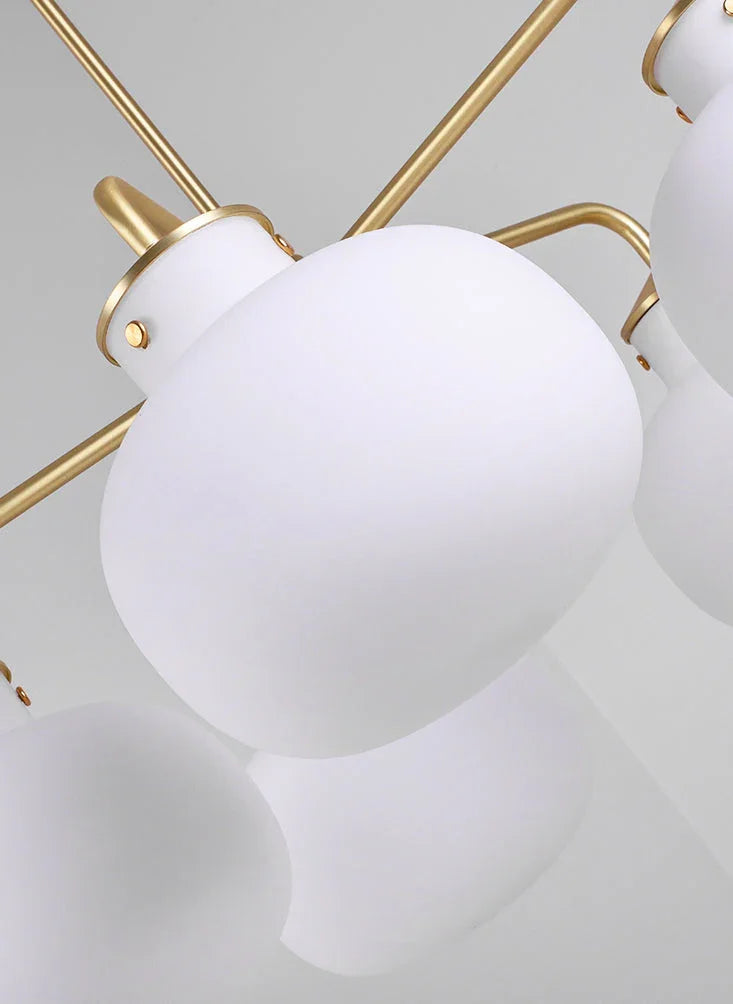 Raito Glass Globe Pendant Chandelier – Glass detail 30
