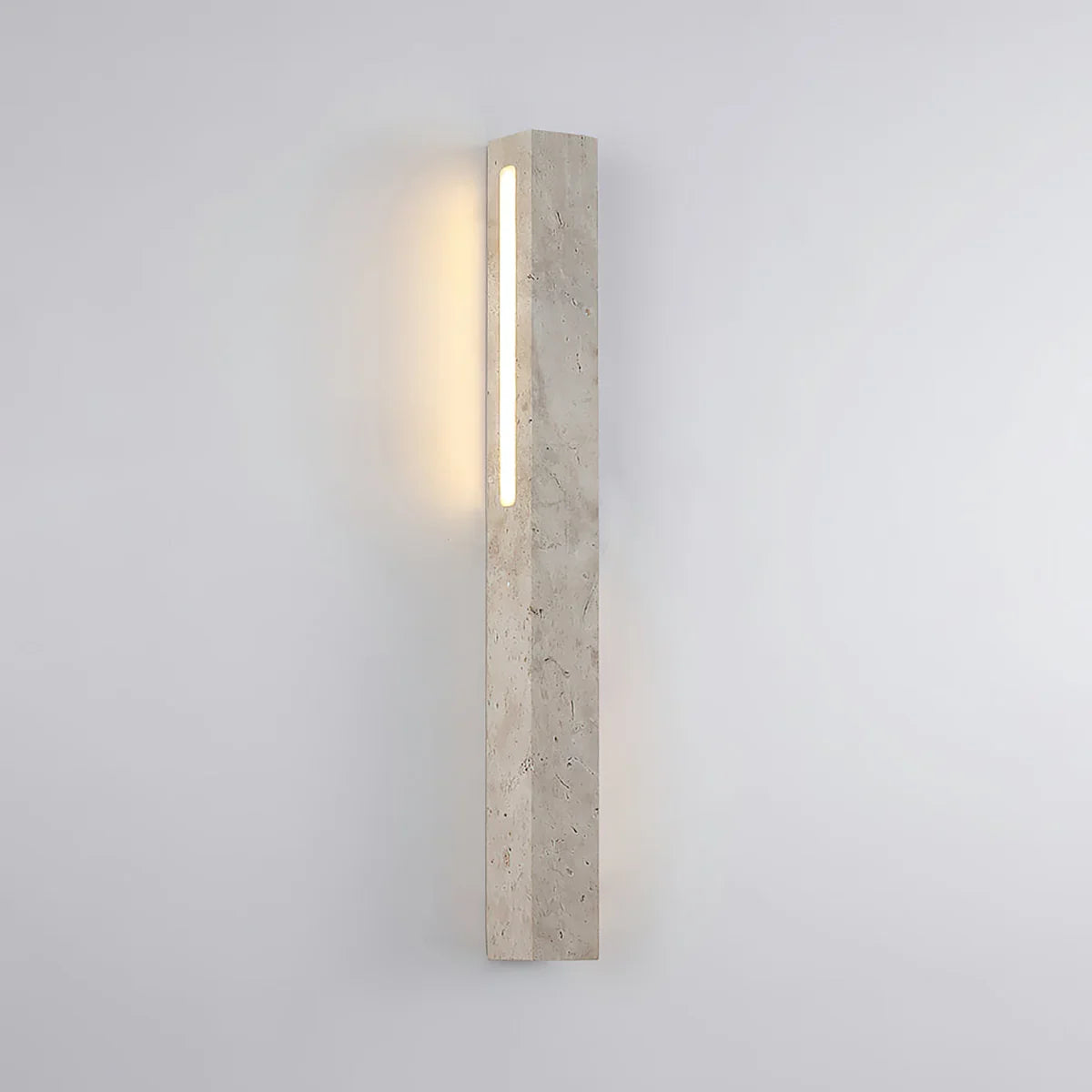 Rectangle Fini Travertine Wall Lamp – Travertine detail 11