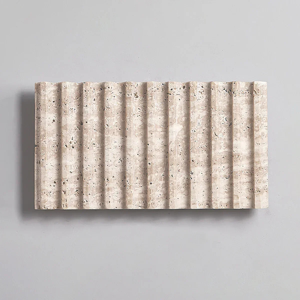 Rectangle Grille Travertine Wall Lamp – Travertine detail 11