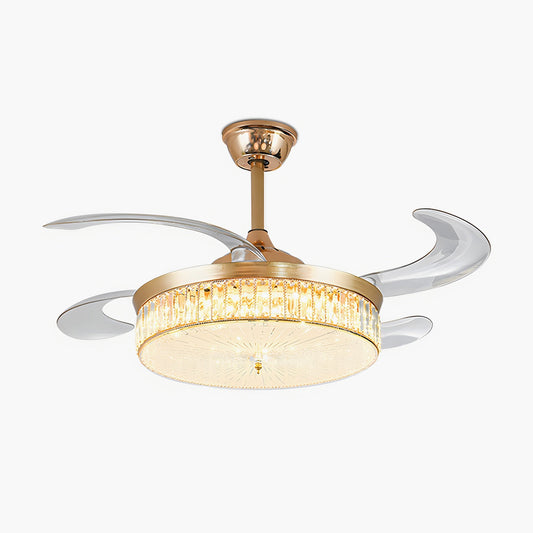 Remote Hugger Ceiling Fan Light