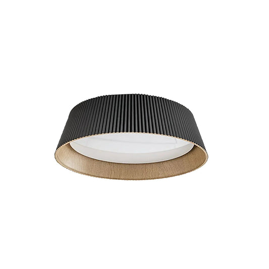 Ribbed Iron Ceiling Light