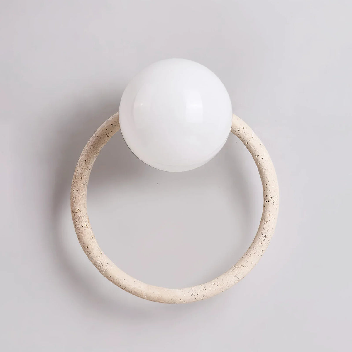 Ring Orria Travertine Wall Light – Travertine detail 10