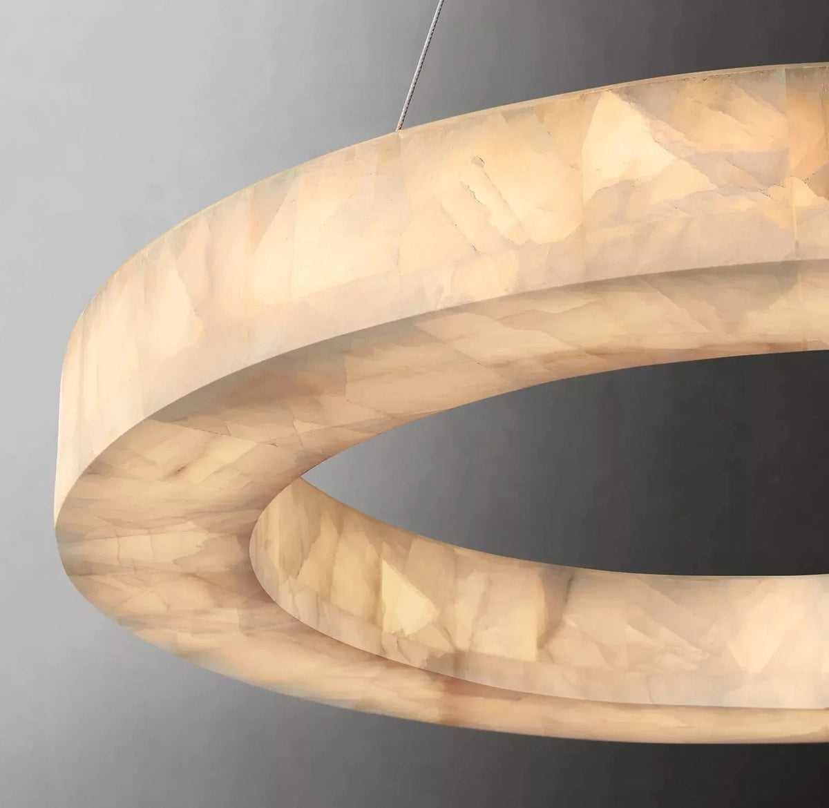 Alabaster Rivage Round Chandelier – Alabaster detail 27