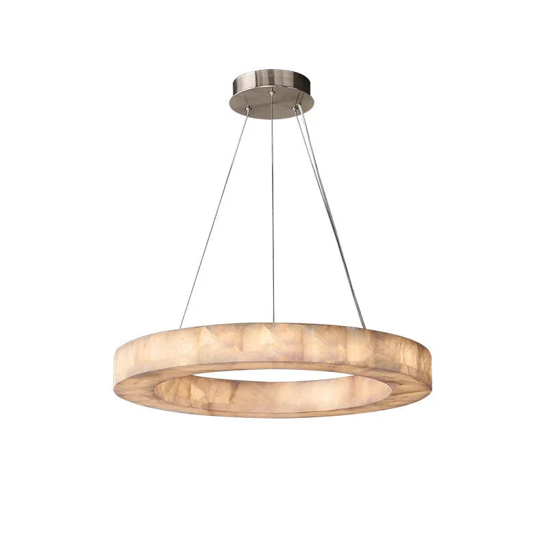 Alabaster Rivage Round Chandelier – Alabaster detail 30