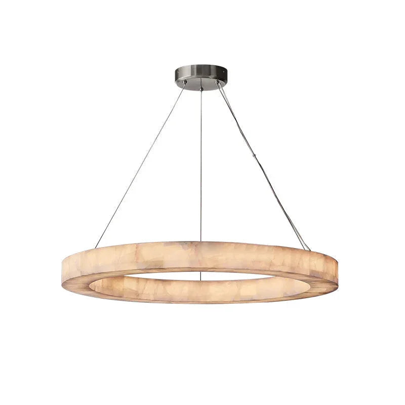 Alabaster Rivage Round Chandelier – Alabaster detail 31