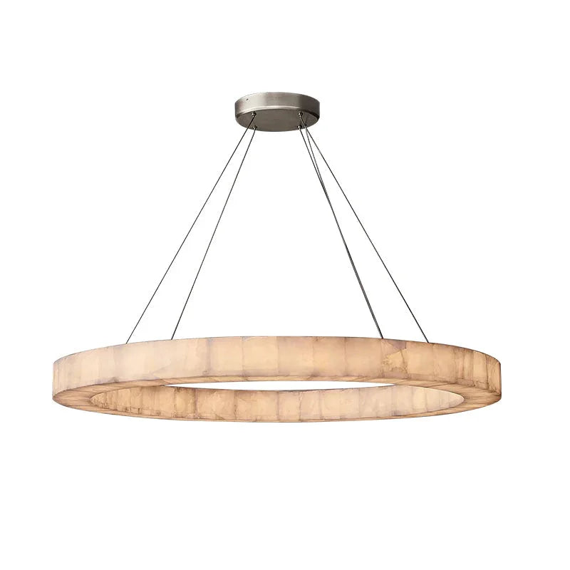 Alabaster Rivage Round Chandelier – Alabaster detail 32