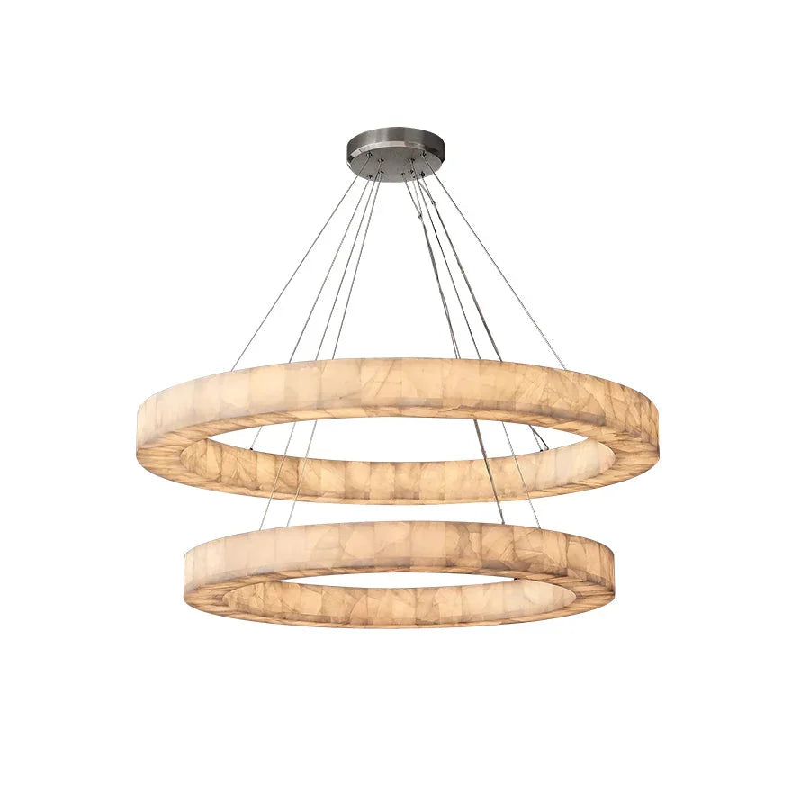 Alabaster Rivage Round Chandelier – Alabaster detail 33