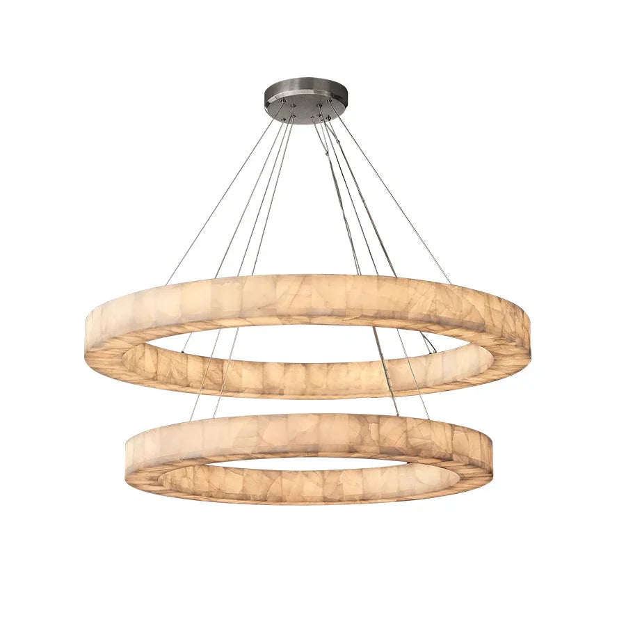 Alabaster Rivage Round Chandelier – Alabaster detail 34