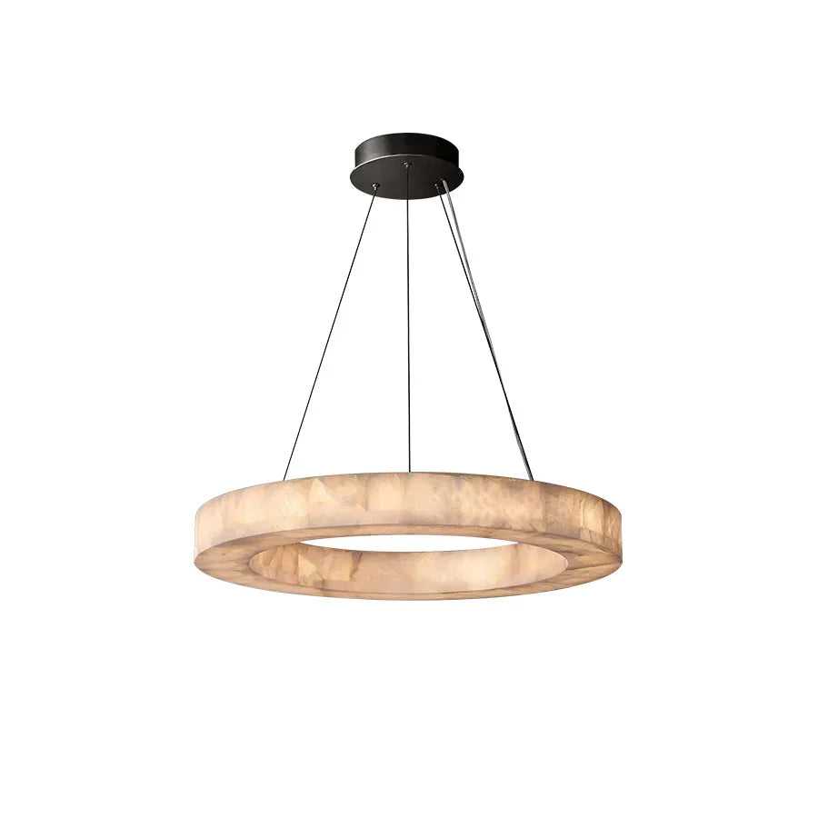 Alabaster Rivage Round Chandelier – Alabaster detail 36