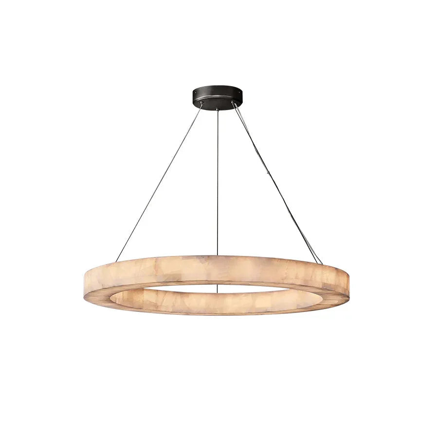 Alabaster Rivage Round Chandelier – Alabaster detail 37