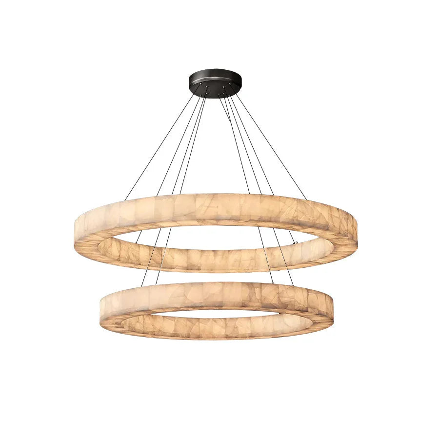 Alabaster Rivage Round Chandelier – Alabaster detail 39