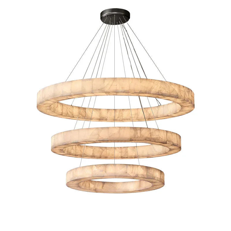 Alabaster Rivage Round Chandelier – Alabaster detail 41