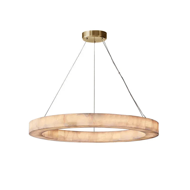Alabaster Rivage Round Chandelier – Alabaster detail 43