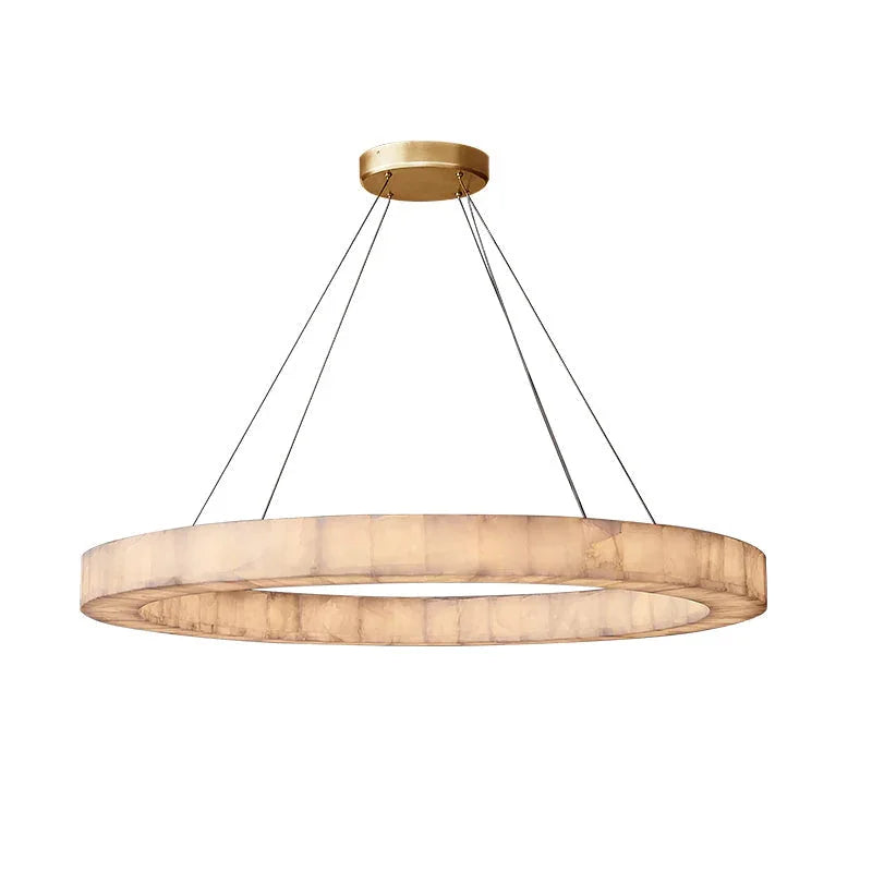 Alabaster Rivage Round Chandelier – Alabaster detail 44