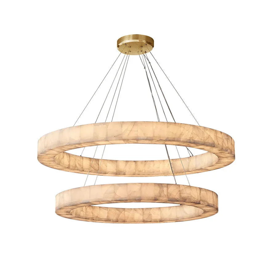 Alabaster Rivage Round Chandelier – Alabaster detail 45