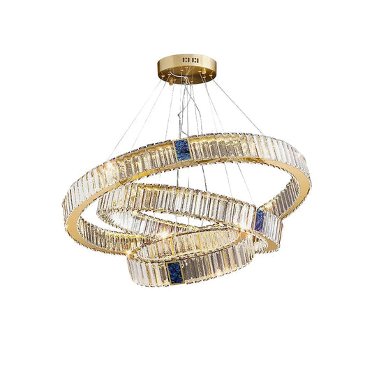 Roman Ring Crystal Chandelier