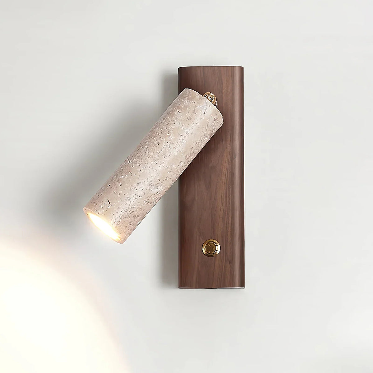 Rotating Travertine Lustra Torch Wall Lamp – Travertine detail 9