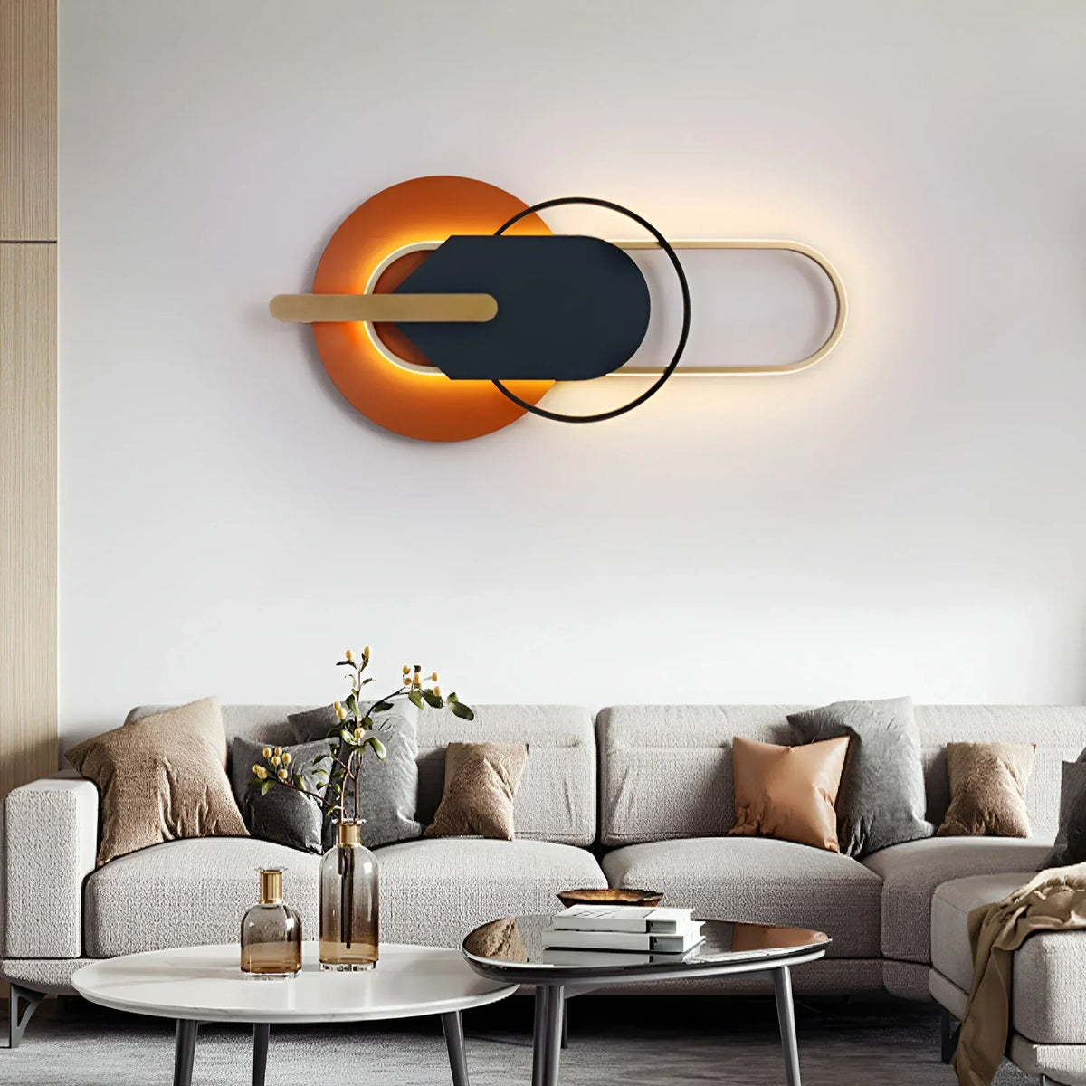 Round and Oval Wall Lights Iron – Iron detail 3