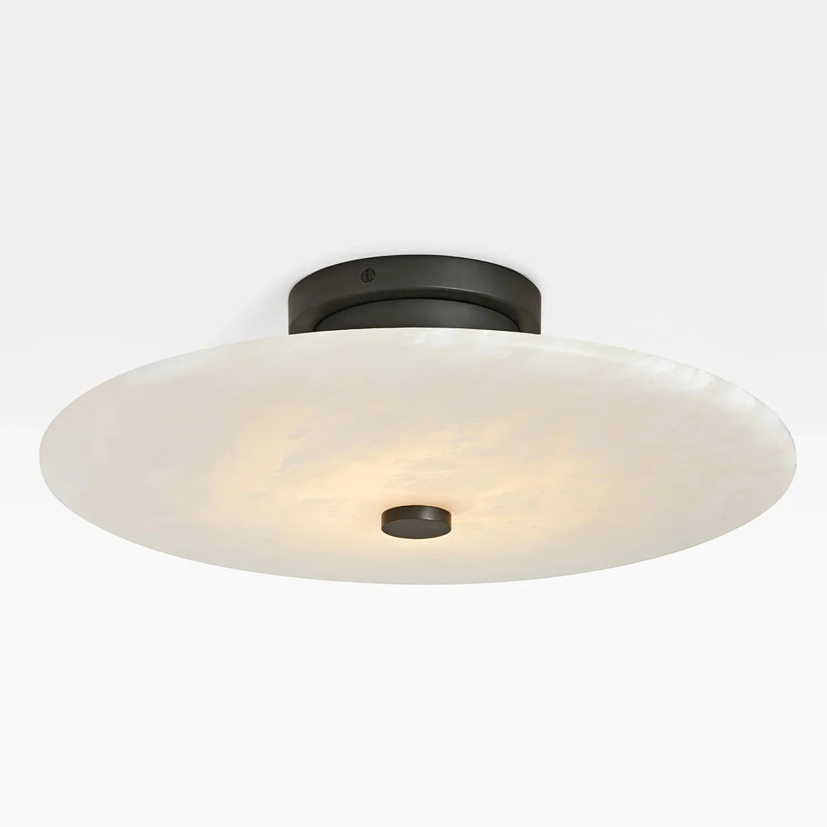 Round Ankeny Alabaster Ceiling Lamp – Alabaster detail 11