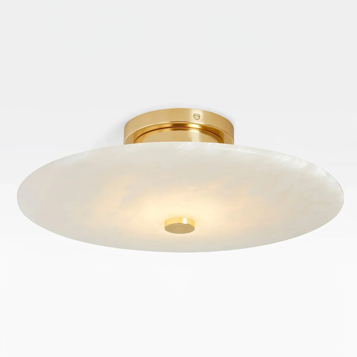 Round Ankeny Alabaster Ceiling Lamp – Alabaster detail 10