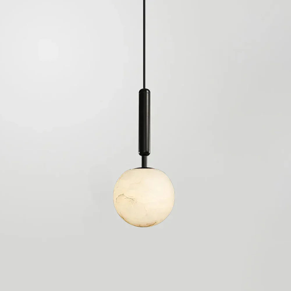 Round Bosso Alabaster Pendant Lamp – Alabaster detail 33