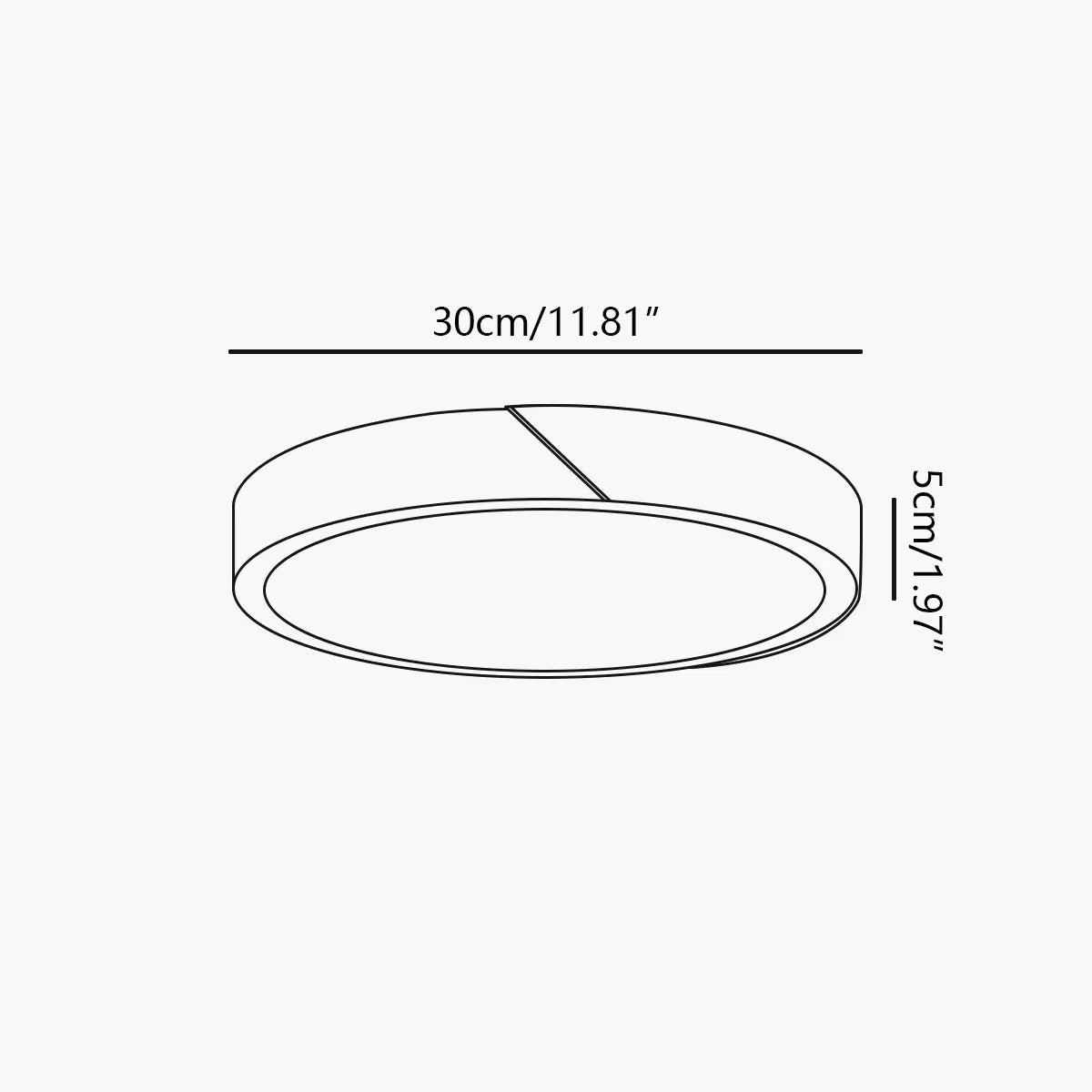 Minimalist Wood Ceiling Light for Bedroom – Wood detail 5