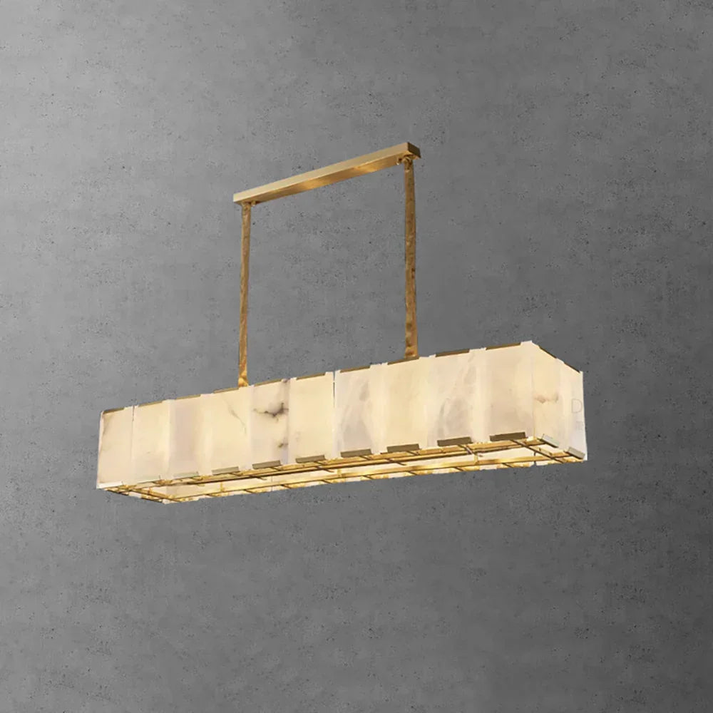 Round Modern Alabaster Chandelier – Alabaster detail 18