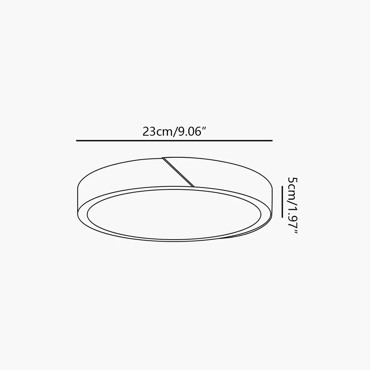 Minimalist Wood Ceiling Light for Bedroom – Wood detail 4
