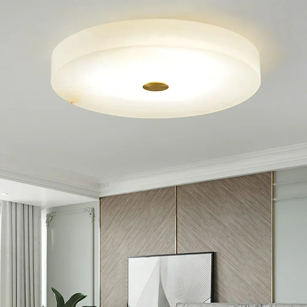 Round Sophie Alabaster Ceiling Lamp – Alabaster detail 3