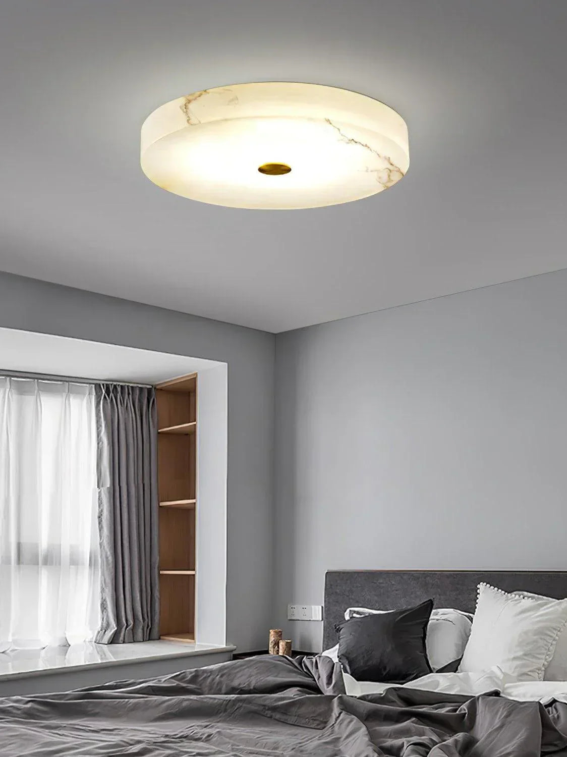 Round Sophie Alabaster Ceiling Lamp – Alabaster detail 5