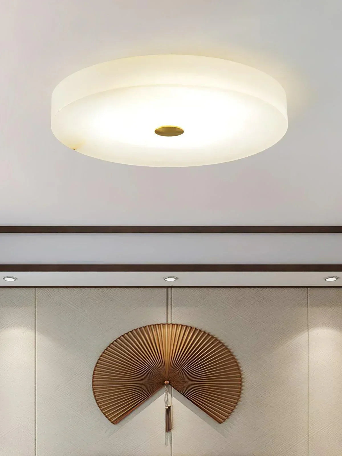 Round Sophie Alabaster Ceiling Lamp – Alabaster detail 8