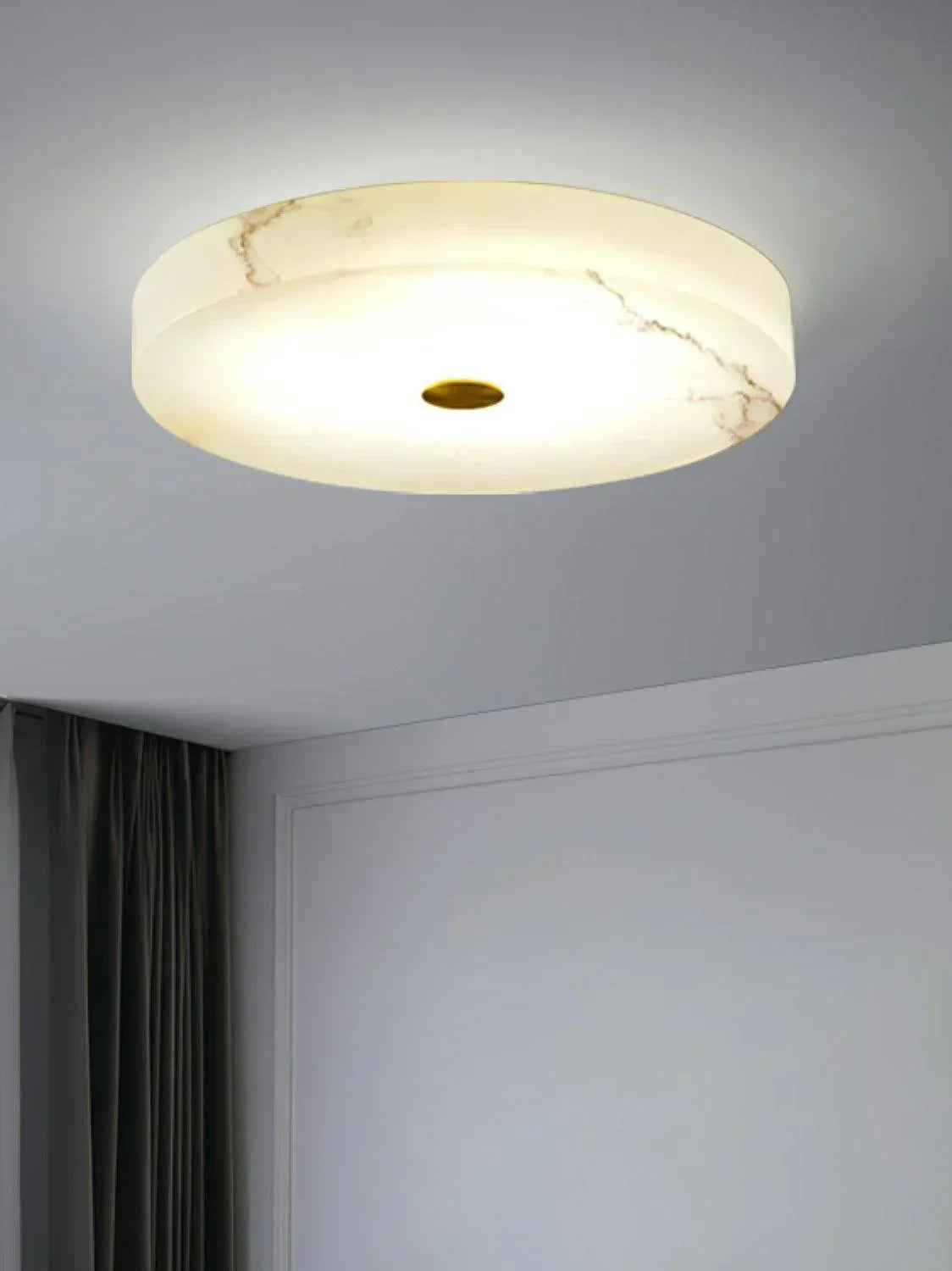 Round Sophie Alabaster Ceiling Lamp – Alabaster detail 15