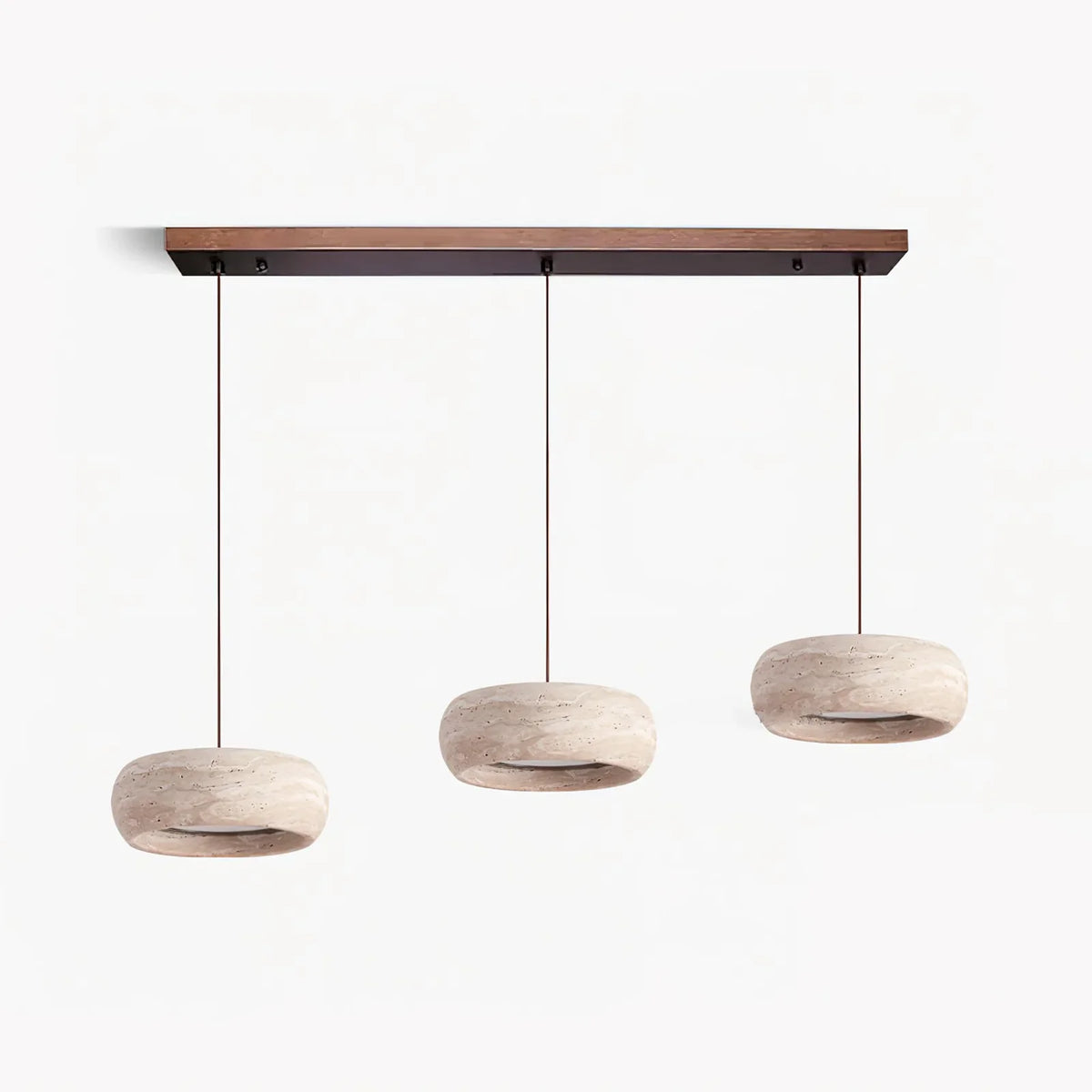 Round Travertine Drum Pendant Lamp – Travertine detail 18