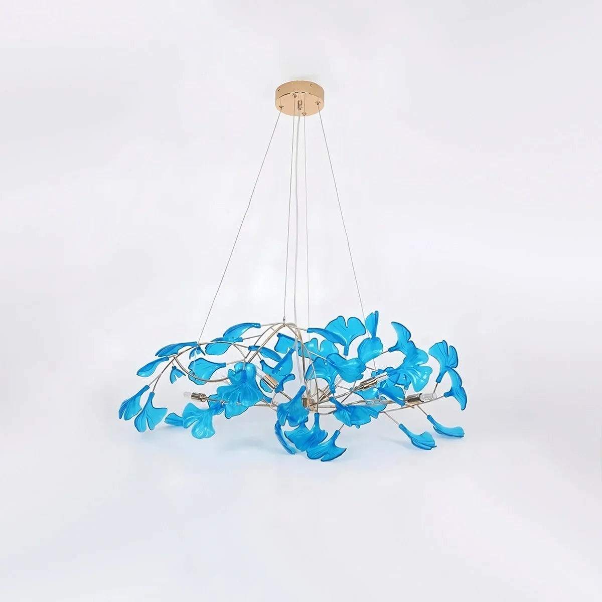 Acrylic Ginkgo Leaf Chandelier for Dining Area – Acrylic detail 16