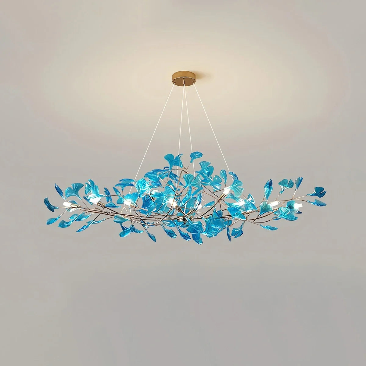 Acrylic Ginkgo Leaf Chandelier for Dining Area – Acrylic detail 17