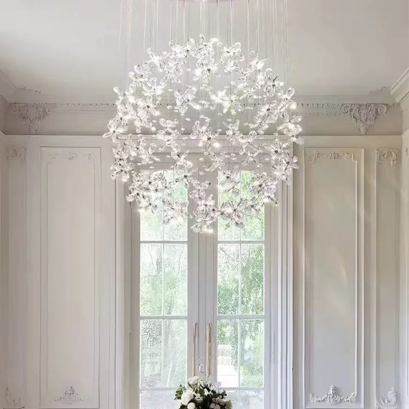French Dining Room Crystal LED Pendant Lights