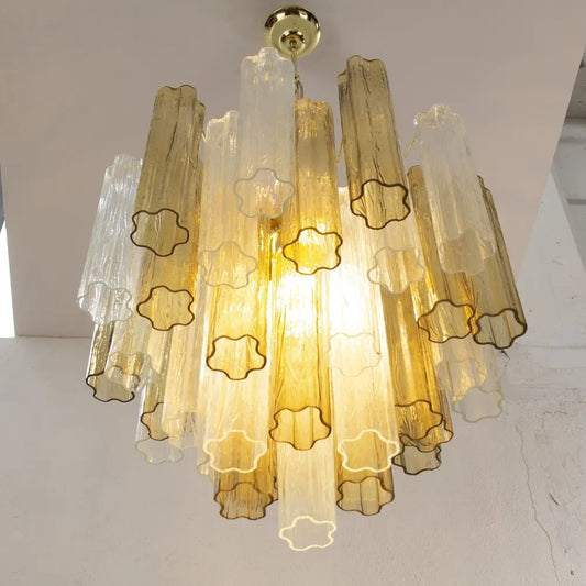 French Design Glass Art LED Chandelier