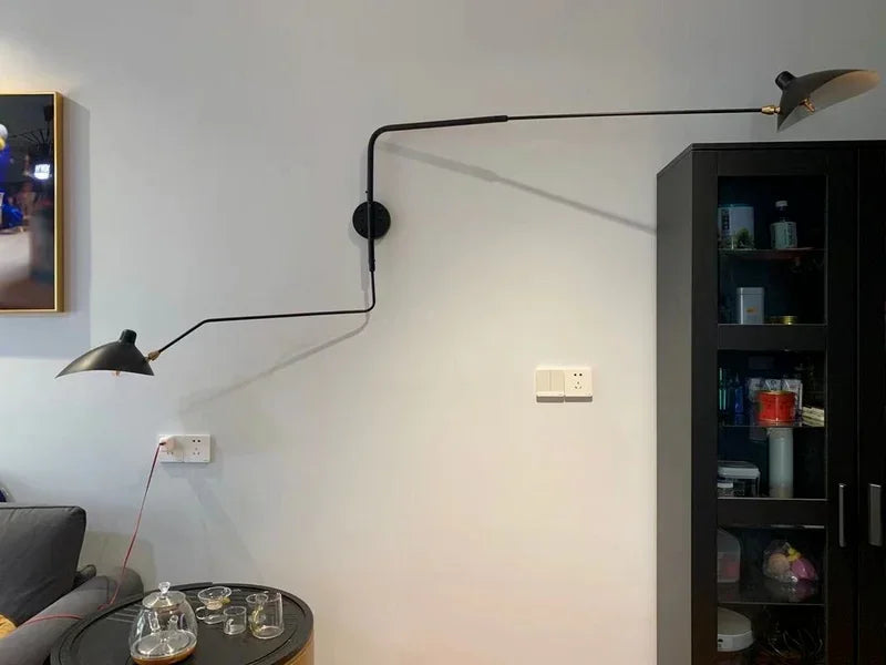 Nordic Dawn Spider Wall Lamps Bedroom Serge Mouille