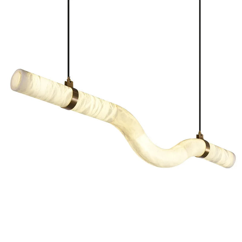 Dimmable LED Marble Art Gold Chrome Ceiling Pendant Lights