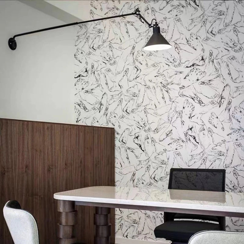 Long Arm Wall Lamp Rotatable