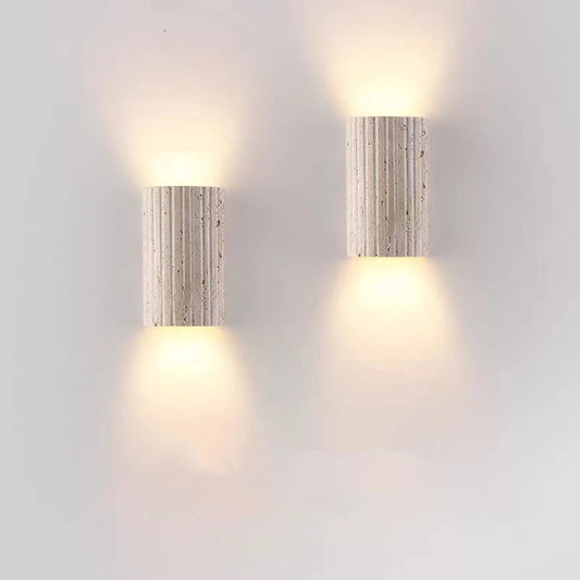 Three-Dimensional Natural Stone Wall Lamp