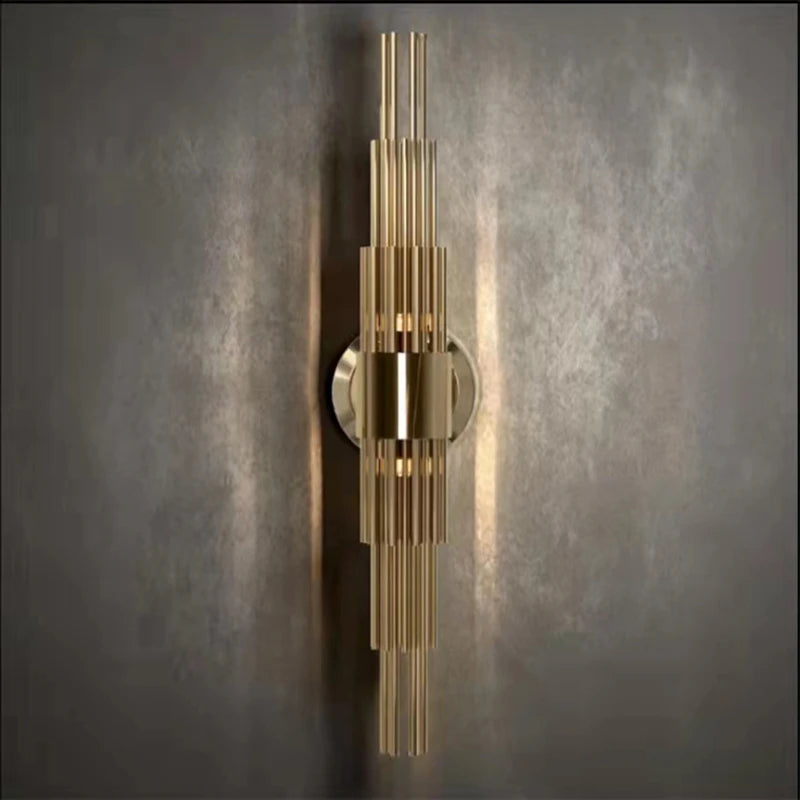 Clear Glass G9 Wall Lamp