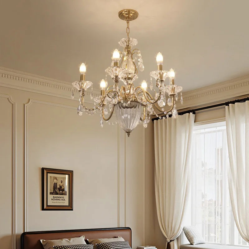 American Candle E14 Chandelier French Royal